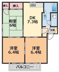 エスポワールA・Ｂ・C棟の物件間取画像